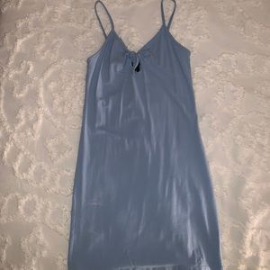 baby blue mini dress